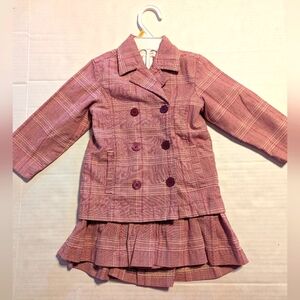 Toddler Girls 2 Piece Outfit Skirt/Jacket Size 24 Months/2T